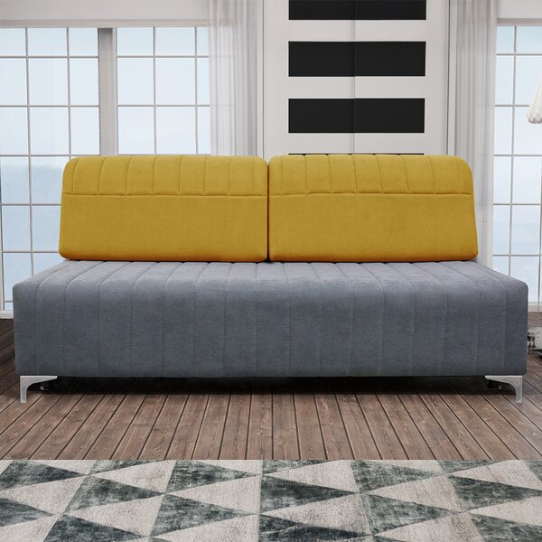 Pohovka SYDNEY | 202 cm | rozkládací + úložný prostor | velká spací plocha 150x202 cm | VÝBĚR TKANIN