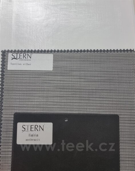 Stern 2,5-místná lavice Allround, Stern, 165x71x91 cm, rám lakovaný hliník šedočerný (anthracite), výplet textilen žíhaný černý (carbon)
