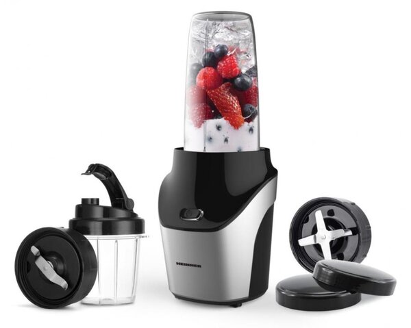 Heinner HSB-T1000SS - Smoothie nutri mixér 1000W/230V matný chrom/černá