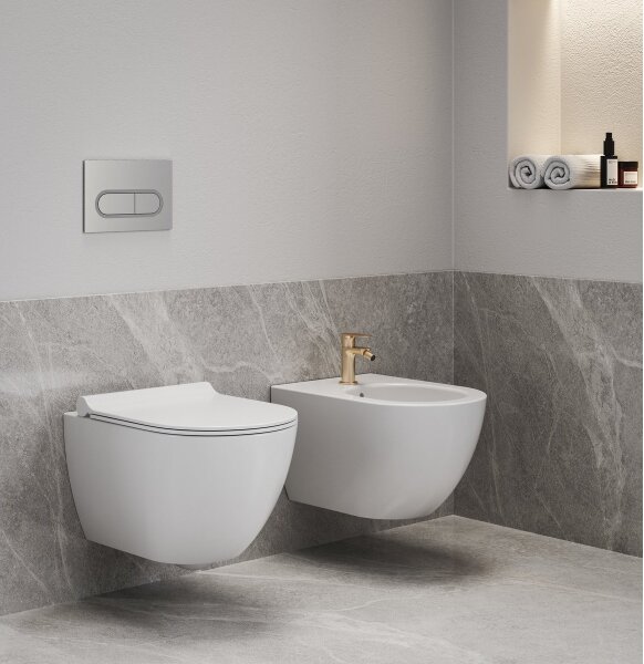 Ravak X01535 - Závěsné WC Rimless UNI keramika/bílá