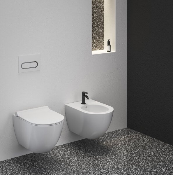 Ravak X01535 - Závěsné WC Rimless UNI keramika/bílá
