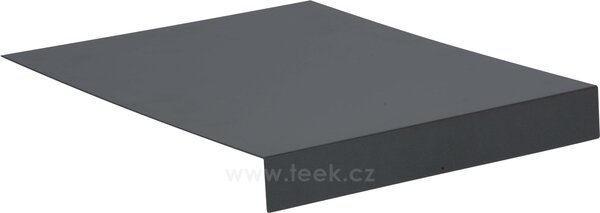 Stern Podnos-odkládací plocha, Stern, 69x50x7 cm, lakovaný hliník šedočerný (anthracite)