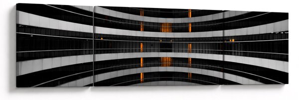 Abstraktní obraz - budova (170x50 cm)