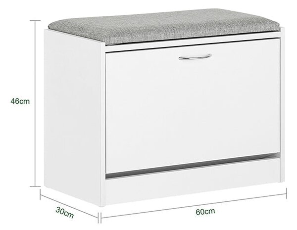 SoBuy FSR16-HG Lavice na boty Stojan na boty Sklápěč bot 60x46x30cm