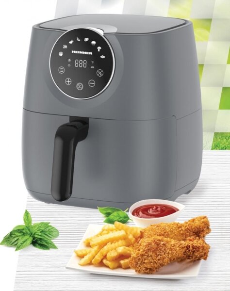 Heinner HAF-B6GREY1700 - Horkovzdušná fritéza 5,7 l 1700W/230V šedá