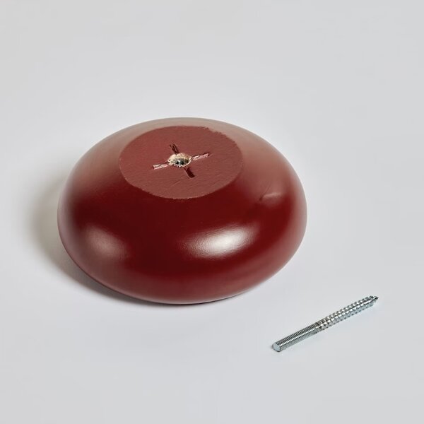 Set tří červených bukových nástěnných věšáků Kave Home Nadue