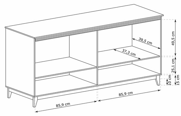 WINDSOR k | komoda W-2 | 179 cm | kašmír