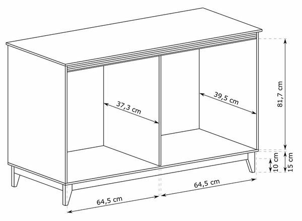 WINDSOR k | komoda W-3 | 135,5 cm | kašmír