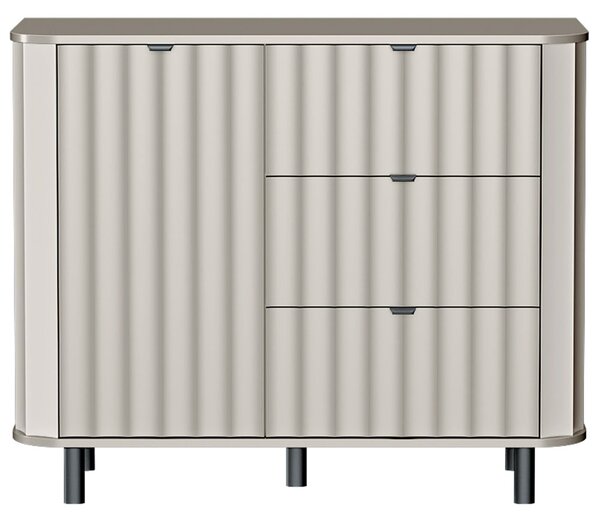 NOVADO s | komoda NO-3 | 111 cm | světle šedá