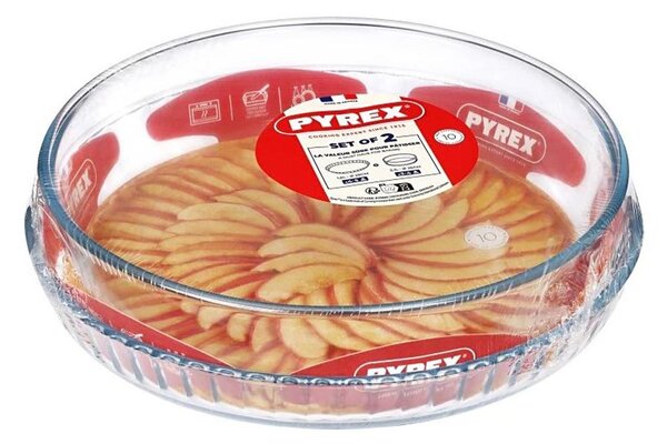 SADA 2x Forma na koláč PYREX pr. 26/28 cm
