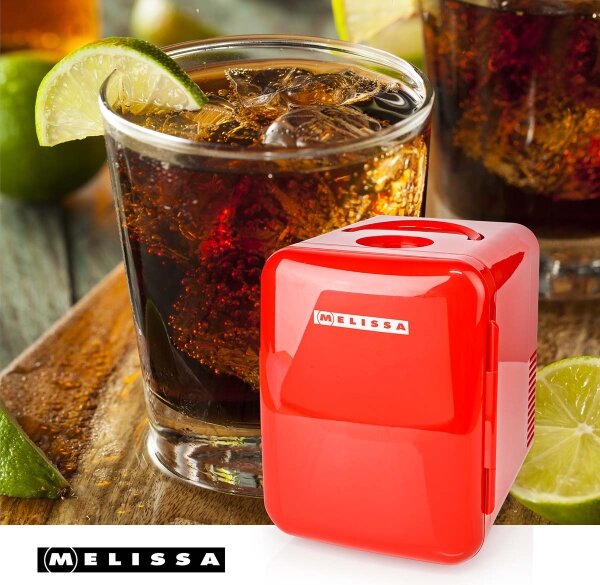Melissa - Přenosná mini lednička 48W/12/230V červená