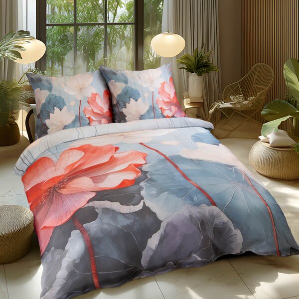 SATÉNOVÉ POVLEČENÍ SATYNLOVE PREMIUM 160X200 CM, 2KS 70X80 CM VZOROVANÉ