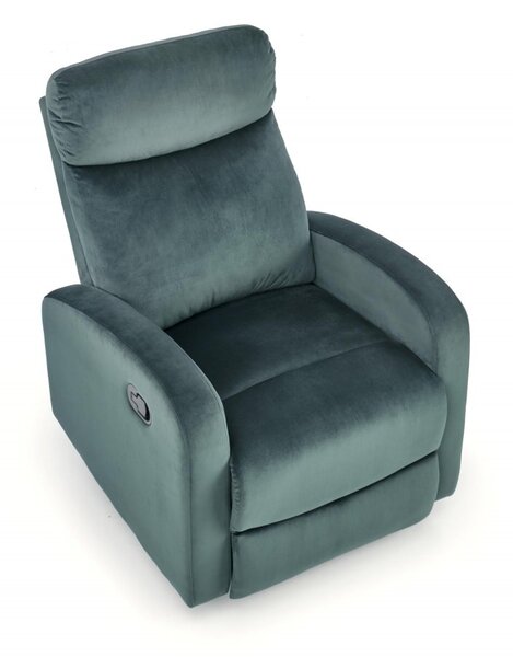 Halmar Relaxační křeslo WONDER zelená s funkcí houpání