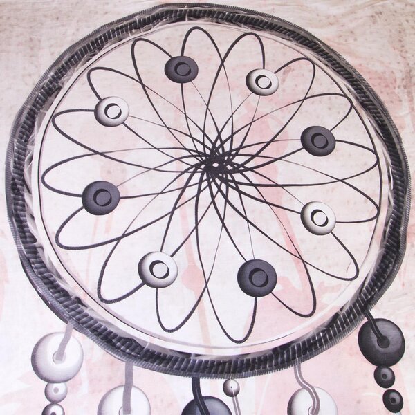 SATÉNOVÉ POVLEČENÍ PANEL 160X200 CM, 2KS 70X80 CM VZOROVANÉ