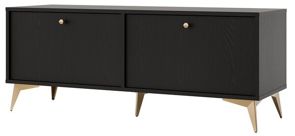 TOKYO 1 c | TV stolek RTV 302 | 120,6 cm | černá grafit/zlatá