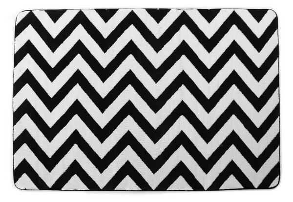 Kusové koberce černo bílé barvy 200 x 300 cm