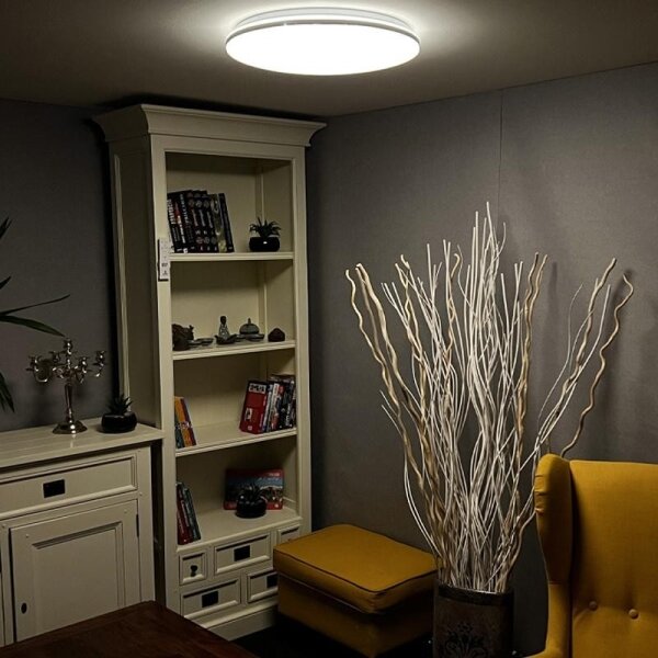 LED Stmívatelné stropní svítidlo LED/48W/230V 2700-6500K Wi-Fi Tuya + DO