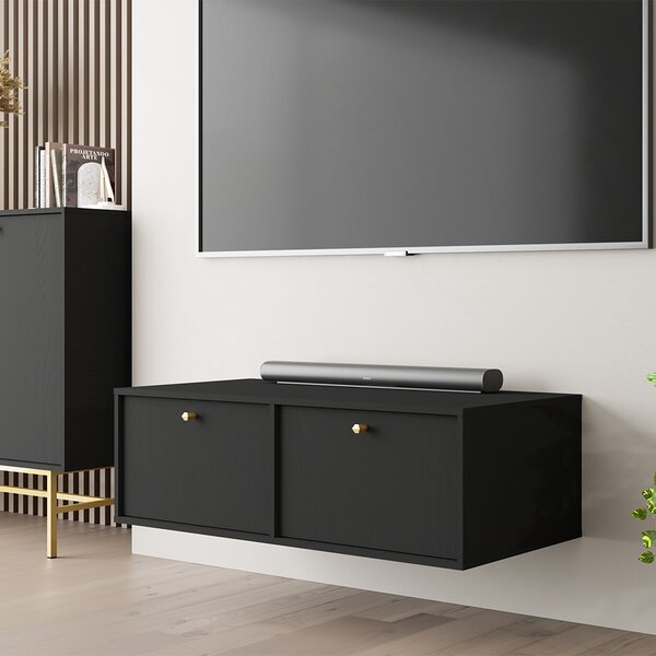 TOKYO 4 c | TV stolek RTV 302 | 120,6 cm | černá grafit/zlatá