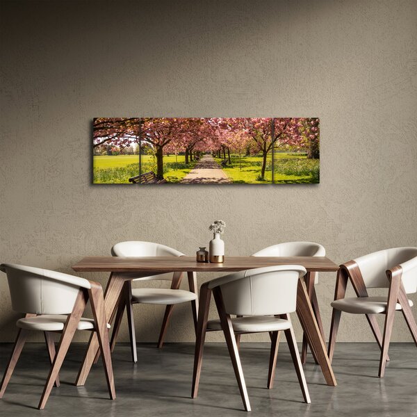Obraz - sad třešní (170x50 cm)