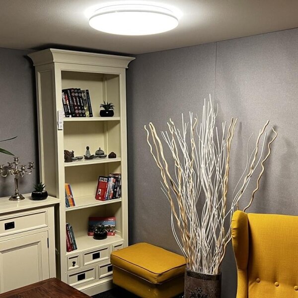 LED Stmívatelné stropní svítidlo LED/48W/230V 2700-6500K Wi-Fi Tuya + DO