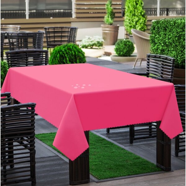 Ubrus zahradní hladký fuchsia Barva Fuchsia Rozměry 110x160 cm