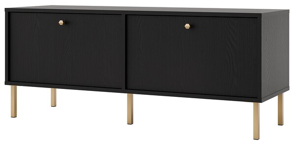 TOKYO 2 c | TV stolek RTV 302 | 120,6 cm | černá grafit/zlatá