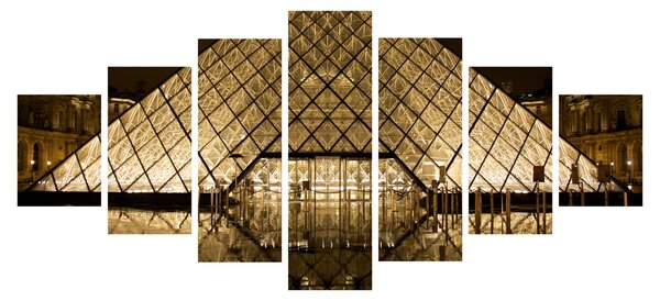 Obraz Louvre (210x100 cm)