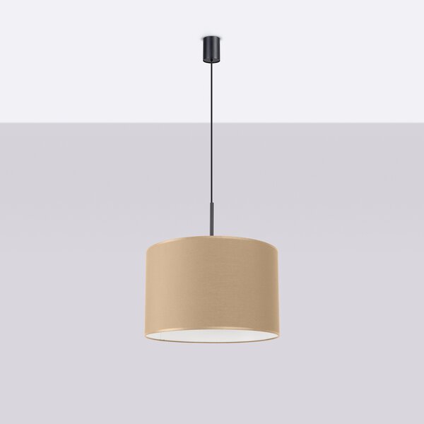 Sollux Lighting Závěsná lampa NEVIA béžová