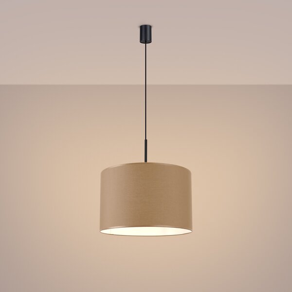 Sollux Lighting Závěsná lampa NEVIA béžová