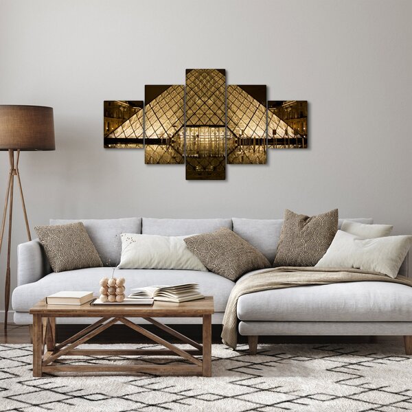 Obraz Louvre (125x70 cm)