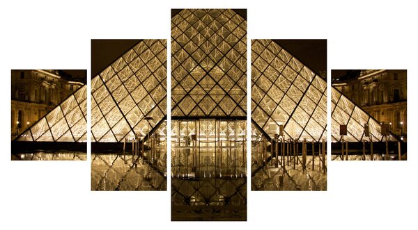 Obraz Louvre (125x70 cm)