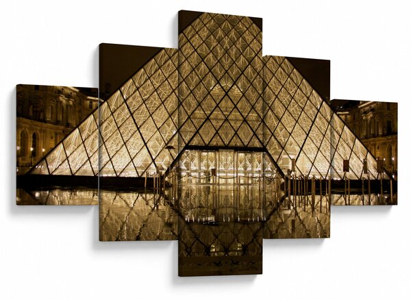 Obraz Louvre (125x70 cm)