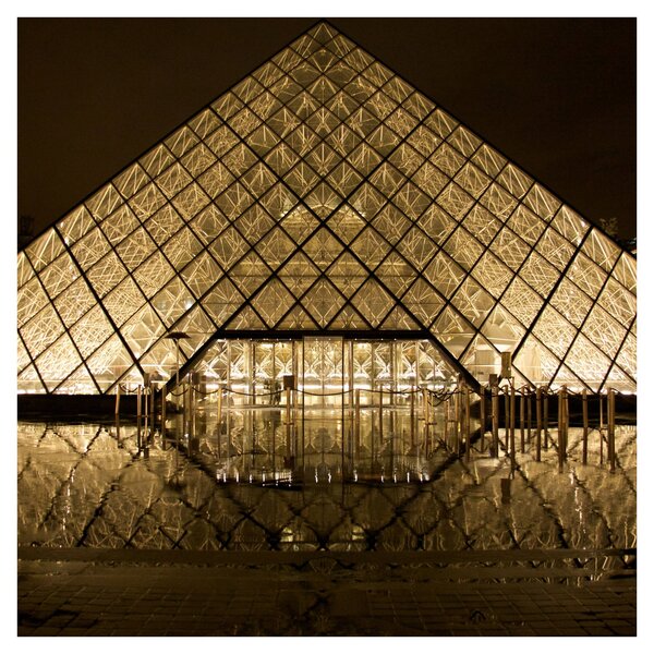 Obraz Louvre (30x30 cm)