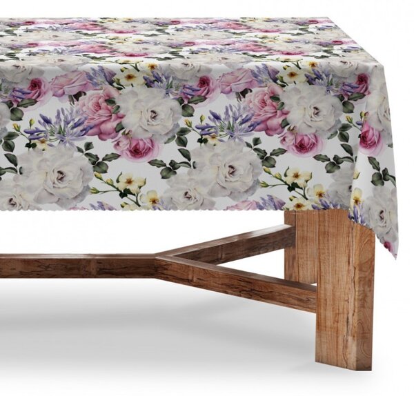 Ubrus zahradní voděodolný MIGD118 květy Barva Vícebarevná Rozměry 90x90 cm