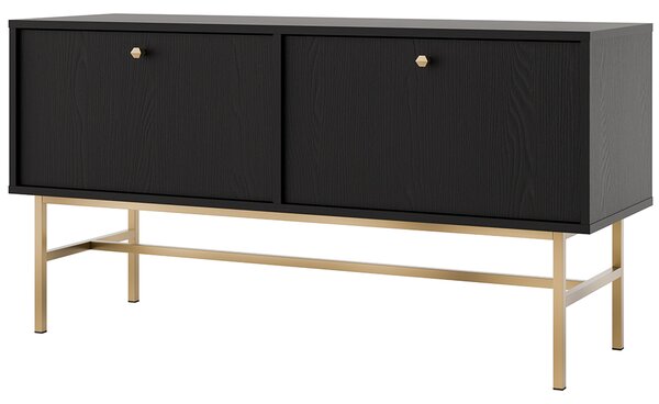 TOKYO 3 c | TV stolek RTV 302 | 120,6 cm | černá grafit/zlatá