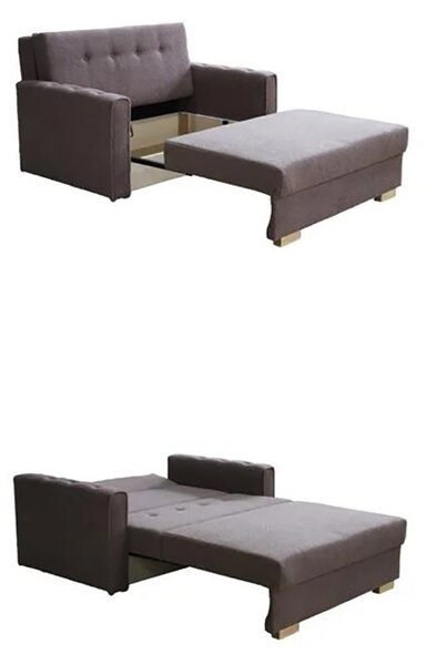 Pohovka VIVA II SONIC | 133 cm | rozkládací + úložný prostor | VÝBĚR TKANIN