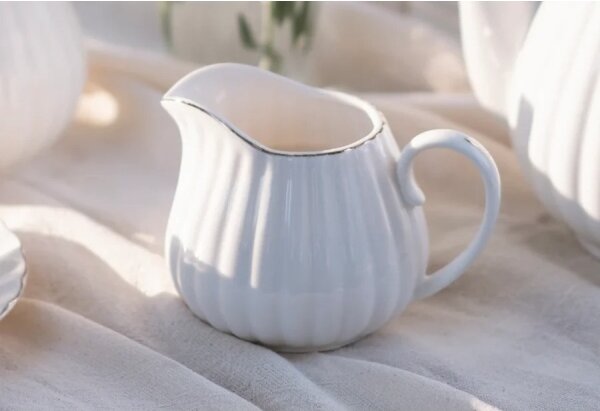 Porcelánová kávová sada 15 ks bílá