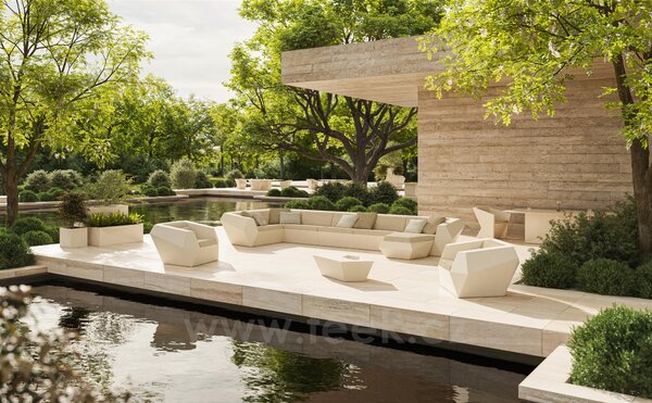 Vondom Konferenční stolek Faz, Vondom, 105x85x32 cm, matt polyethylen barva dle vzorníku