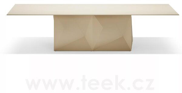 Vondom Jídelní stůl Faz, Vondom, 300x120x74 cm, matt polyethylen barva dle vzorníku, deska HPL barva dle vzorníku