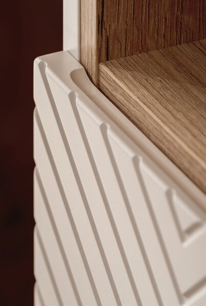 Vysoká skříňka do koupelny VIVA Cashmere 80-03-2D