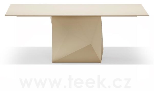 Vondom Jídelní stůl Faz, Vondom, 200x100x74 cm, matt polyethylen barva dle vzorníku, deska HPL barva dle vzorníku