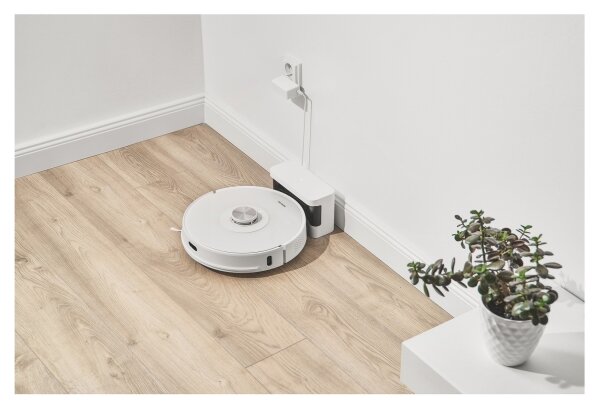 Sencor- Robotický vysavač s mopem 2v1 50W/5000 mAh Wi-Fi bílá + dálkové ovládání