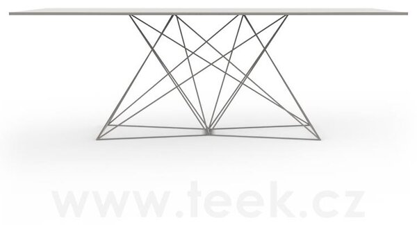 Vondom Jídelní stůl Faz, Vondom, obdélníkový 100x200x72 cm, rám ocel, deska HPL s černým okrajem barva dle vzorníku