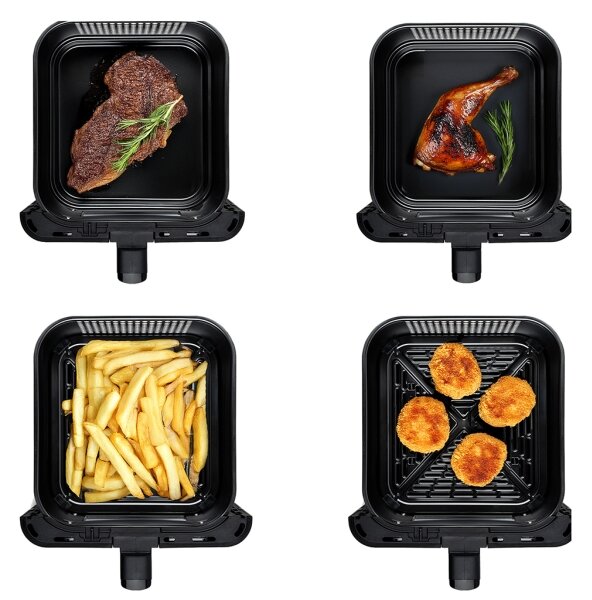 TESLA Electronics AirCook - Multif. dig. horkovz. fritéza 11 l 2800W/230V černá