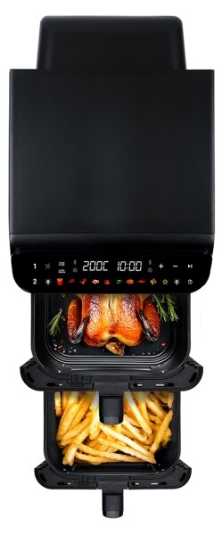 TESLA Electronics AirCook - Multif. dig. horkovz. fritéza 11 l 2800W/230V černá