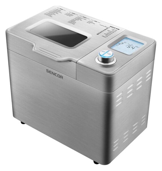 Sencor - Domácí pekárna chleba 550W/230V matný chrom