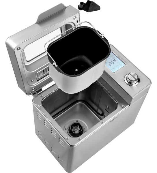 Sencor - Domácí pekárna chleba 550W/230V matný chrom