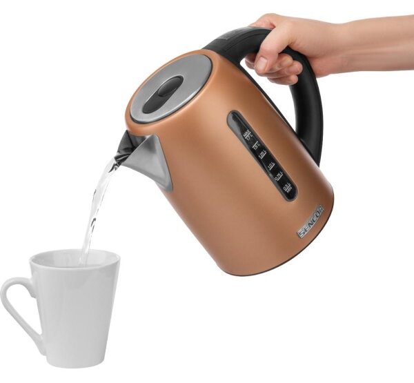 Sencor - Rychlovarná konvice s termoregulací 1,7 l 2150W/230V měděná