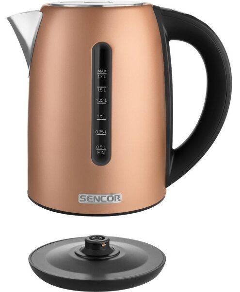 Sencor - Rychlovarná konvice s termoregulací 1,7 l 2150W/230V měděná