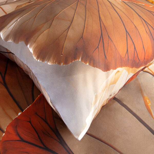 SATÉNOVÉ POVLEČENÍ SATYNLOVE PREMIUM 220X240 CM, 2KS 50X70 CM LISTY